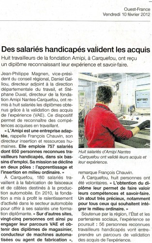 of du 10-02-2012 Des salariés en situation de handicap valident les acquis054.jpg